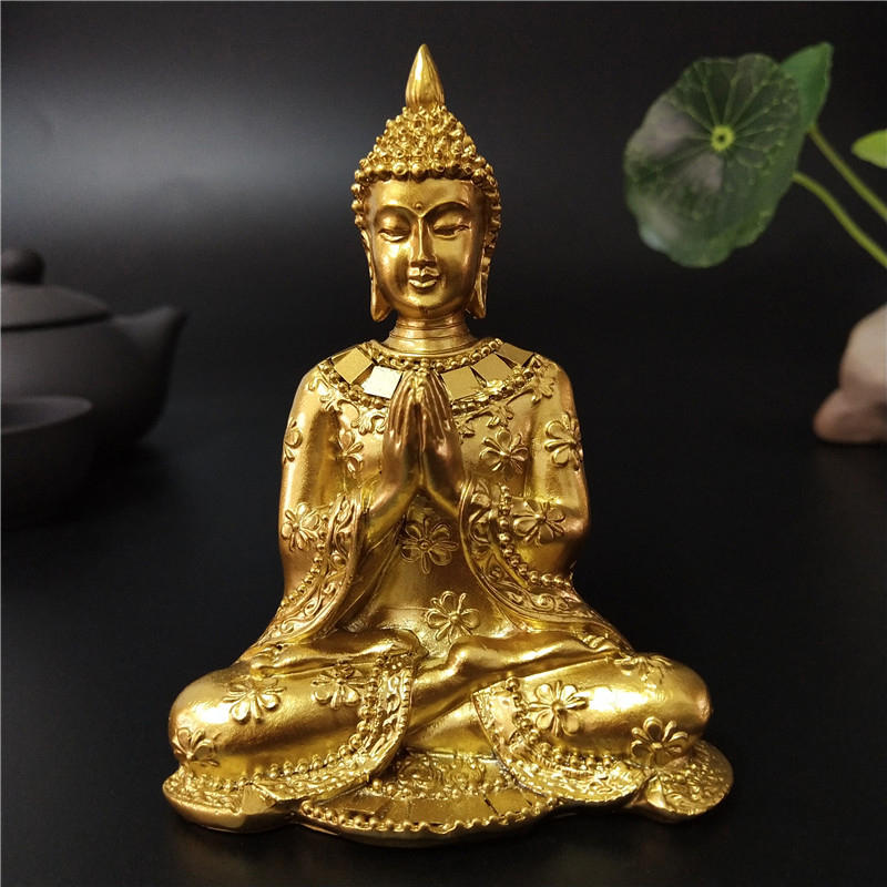 Home Decor On Sale - Golden Thailand Buddha Statue Home Garden