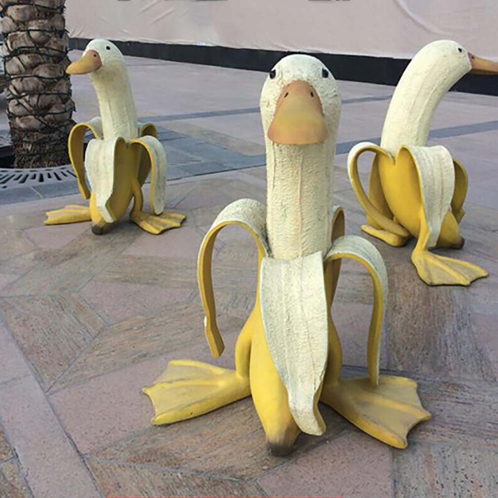 Home Decor On Sale - Banana Duck Creative Garden Decor Sculptures