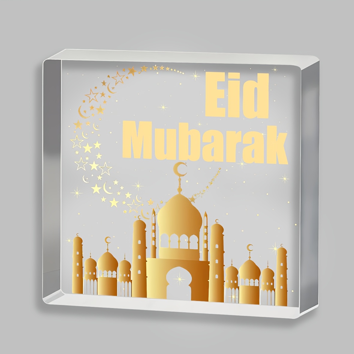 Home Decor Ramadan - Ramadan Acrylic Decor 2D Art -