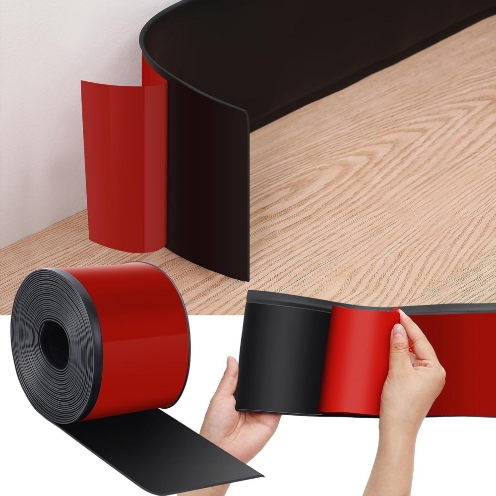 Home Decor Wall Molding - 1PC 1m/39.37in Home Decor PVC Baseboard