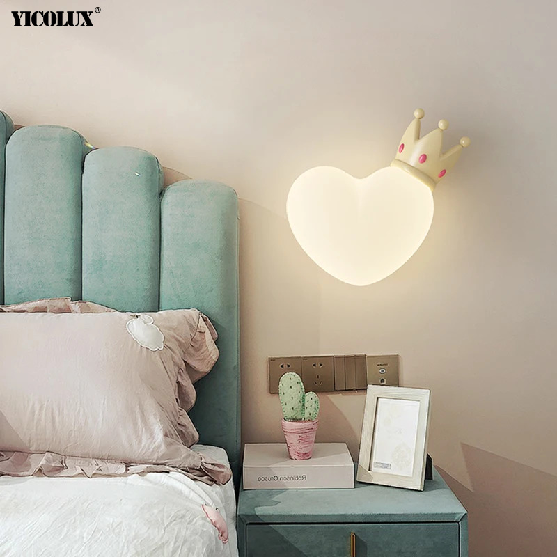 Home Decor Wall Molding - Modern Bedroom Wall Lamp Children's Room