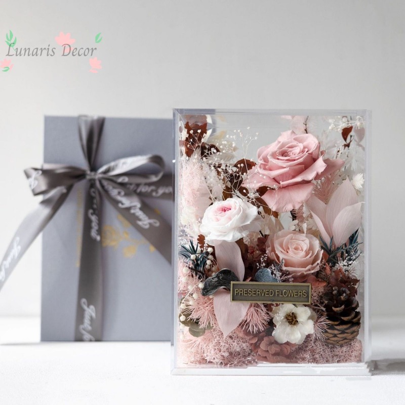 Home Decor Express - Premium flower box eternal flower permanent