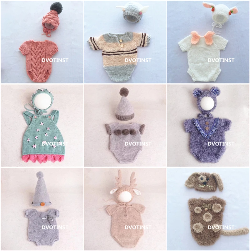 Yarn Home Decor - Newborn Baby Photography Props Crochet Knit