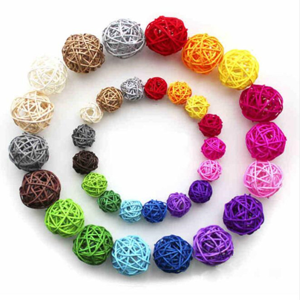 Home Decor On Sale - Hot Sale 20pcs/lot 3CM lovely Rattan