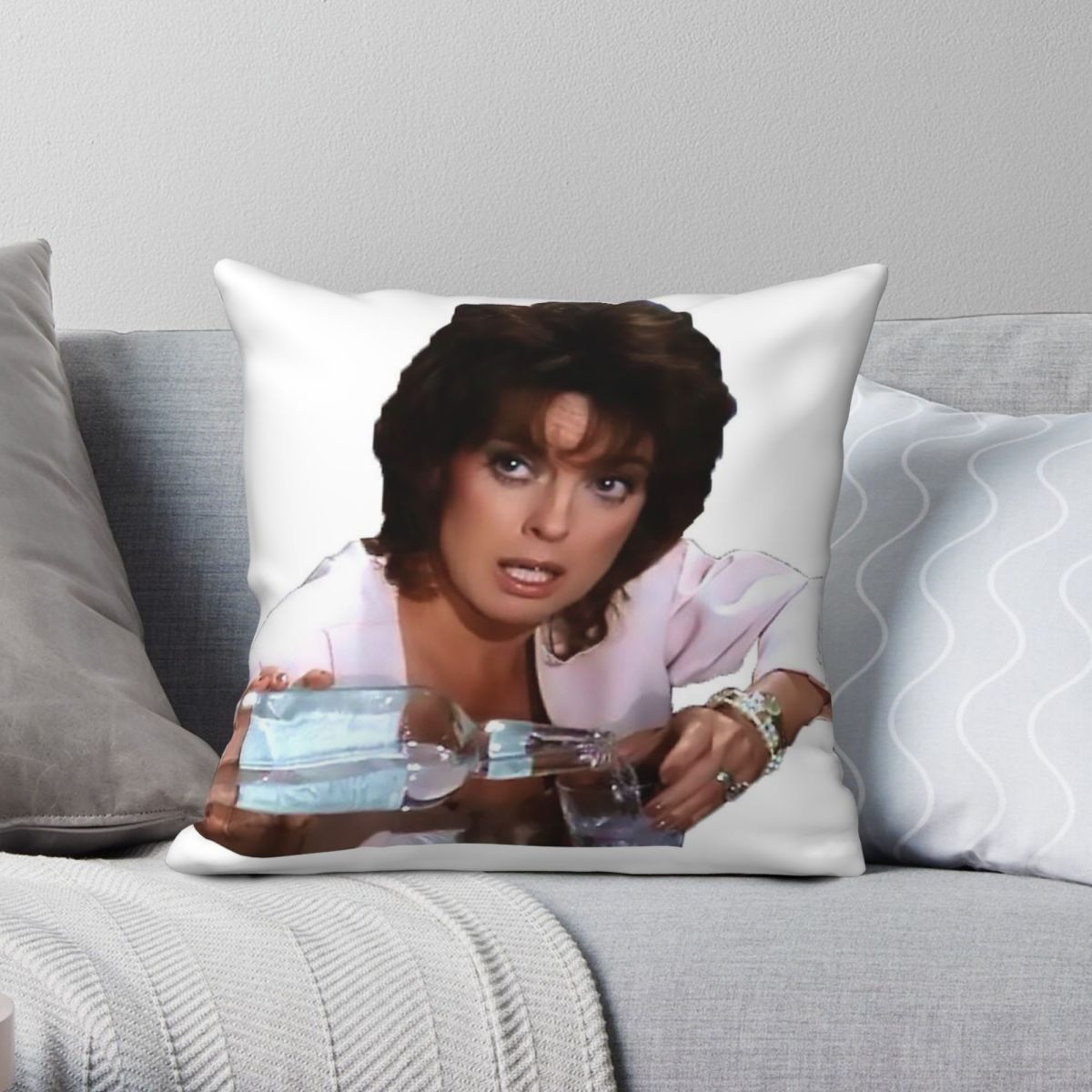 Home Decor Dallas - Dallas Sue Ellen Ewing Square Pillowcase