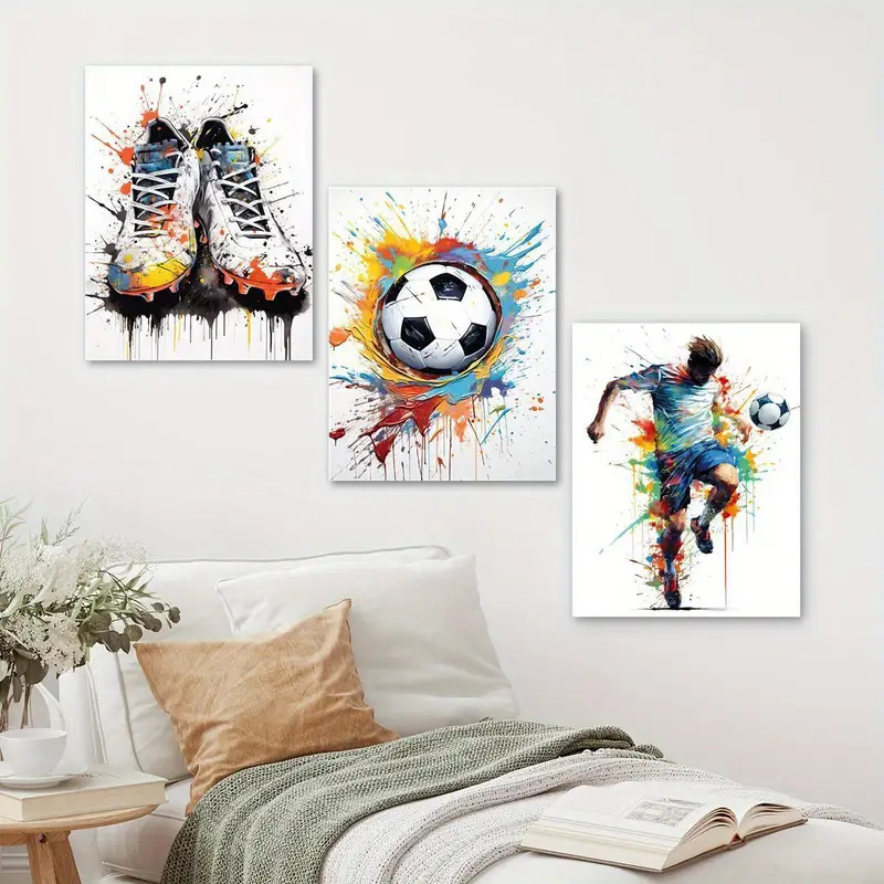 Home Decor Nz - Canvas Wall Art Poster Modern Football