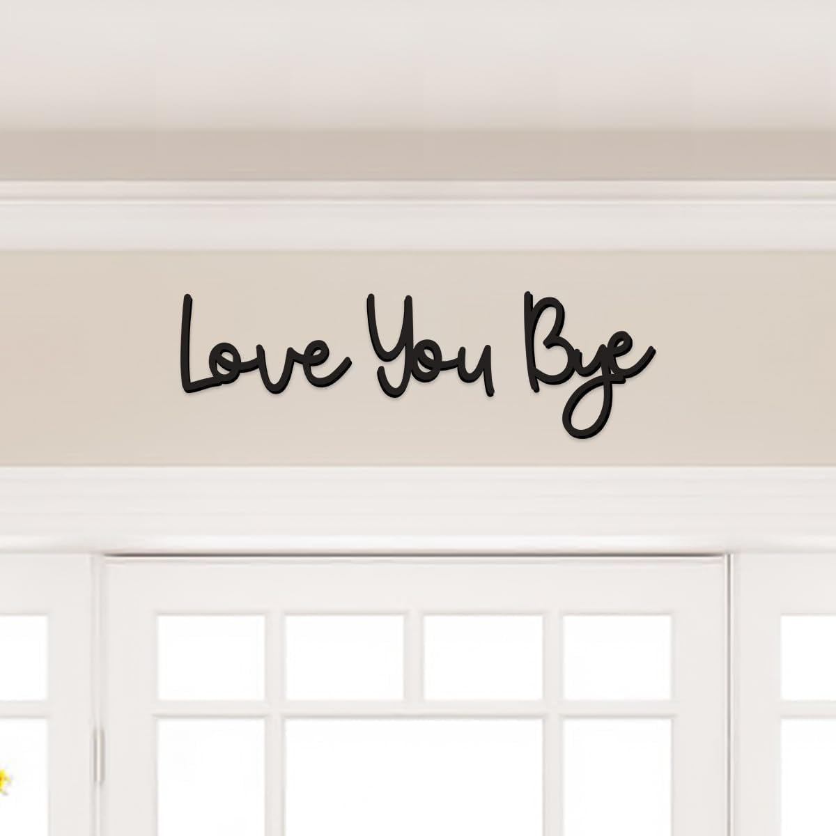 Home Decor Express - Love You Bye Wood Sign Home