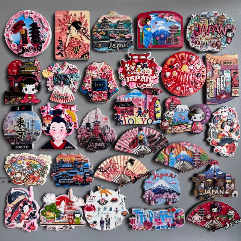 Home Decor Tokyo - Japanese Fridge Magnets Tourist Souvenirs Kyoto