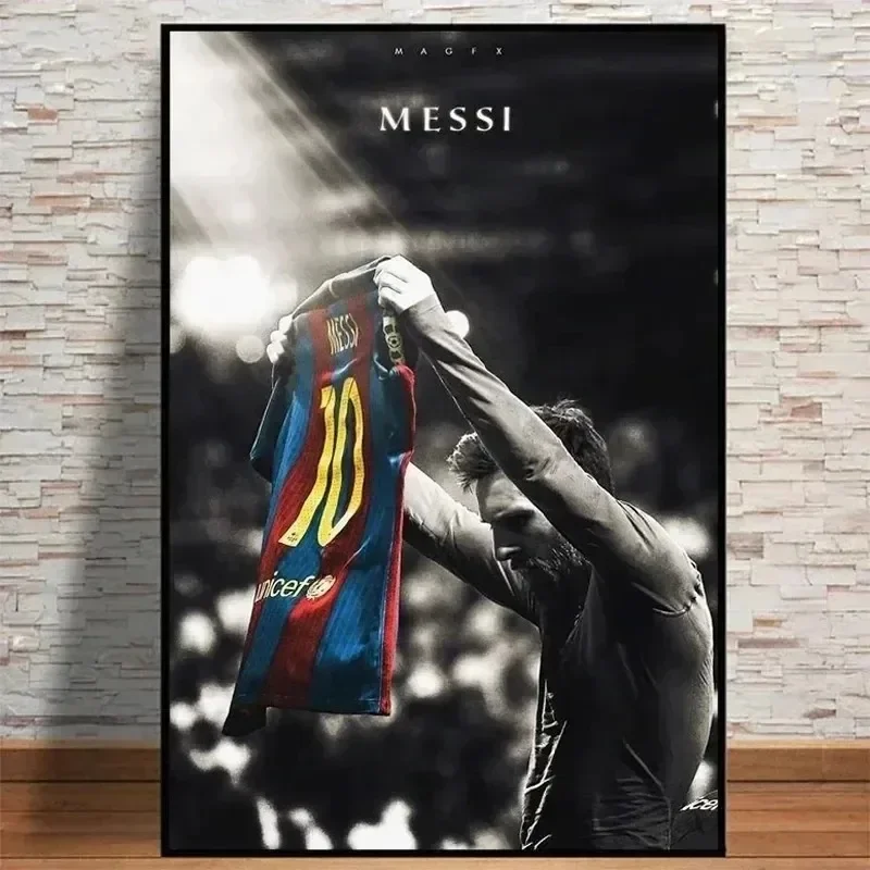 Home Decor Nz - Lionel Messi Football Star Classic Vintage