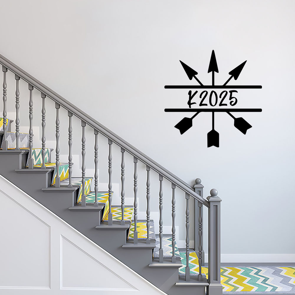 Home Decor Wall Stickers - 1PC NEW Arrow Personalized Text Wall
