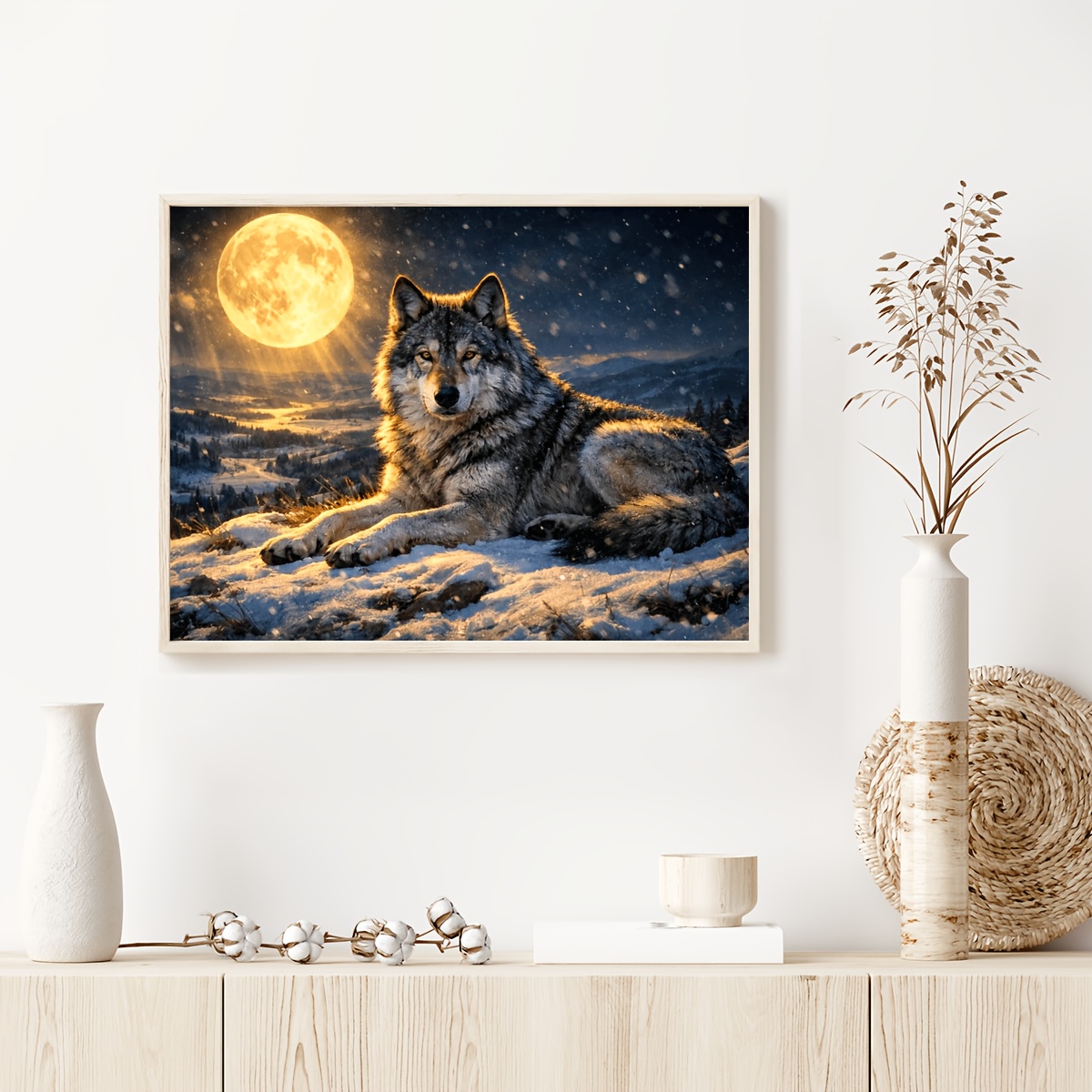 Home Decor Under 500 - 500/1000/1200/2000PCS Puzzles for Adults Wolf Under