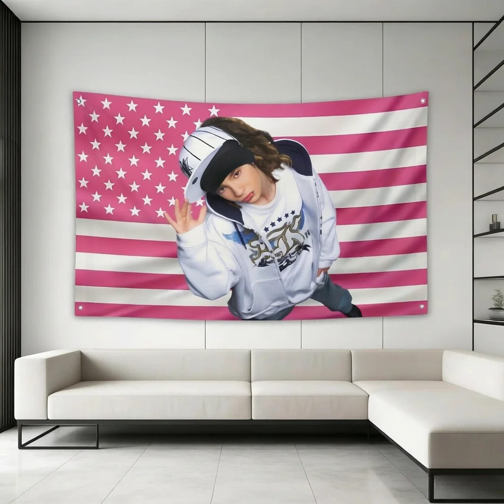 Home Decor Tokyo - VIKAMA Tokyo Hotel Pink American Flag