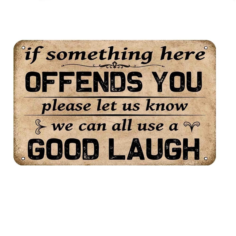 Home Decor Quotes - Custom 2D Flat Humorous Quote Tin