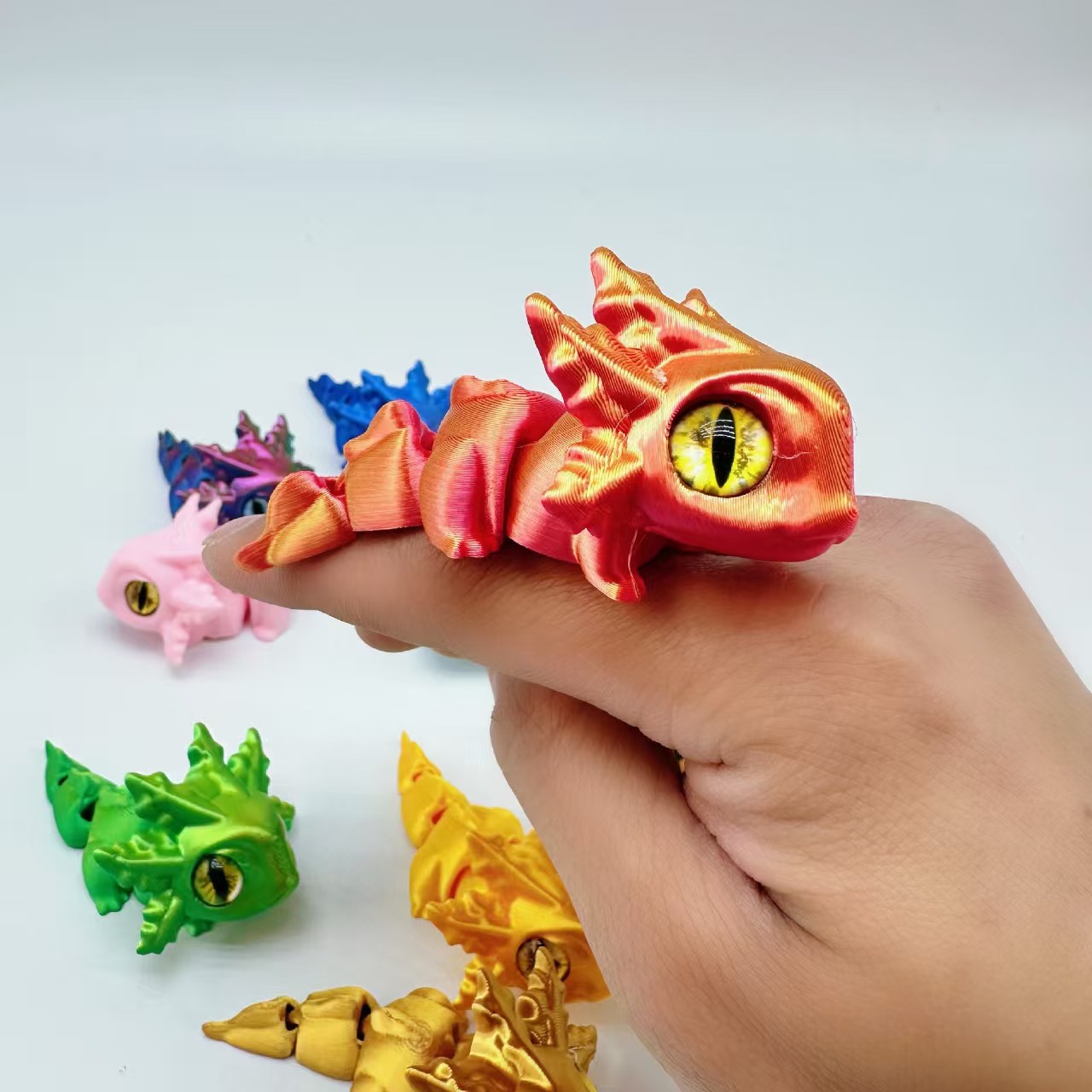 Home Decor Express - Collectible Figurines Cute 3D Printed Axolotls