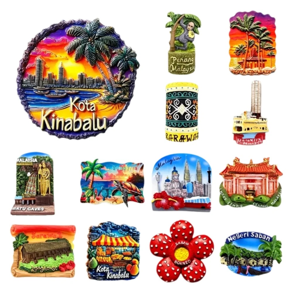 Home Decor Kuala Lumpur - Malaysia 3D Fridge Magnets, Kuala Lumpur