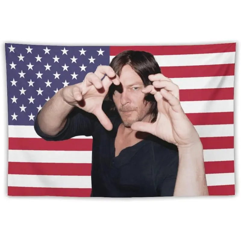VIKAMA Daryl Dixon USA Flag Ta - Home Decor Usa ulasan dan harga