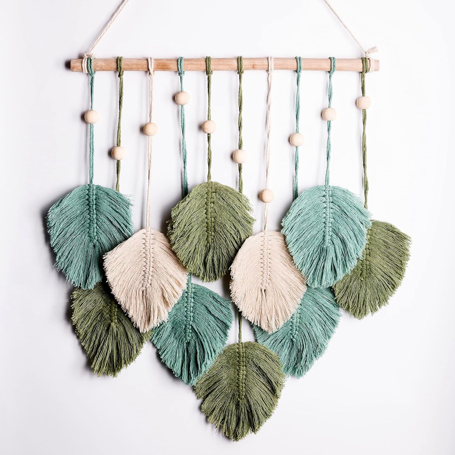 Bohemian Macramé Leaf Wall Han - Macrame Wall Hanging ulasan dan harga