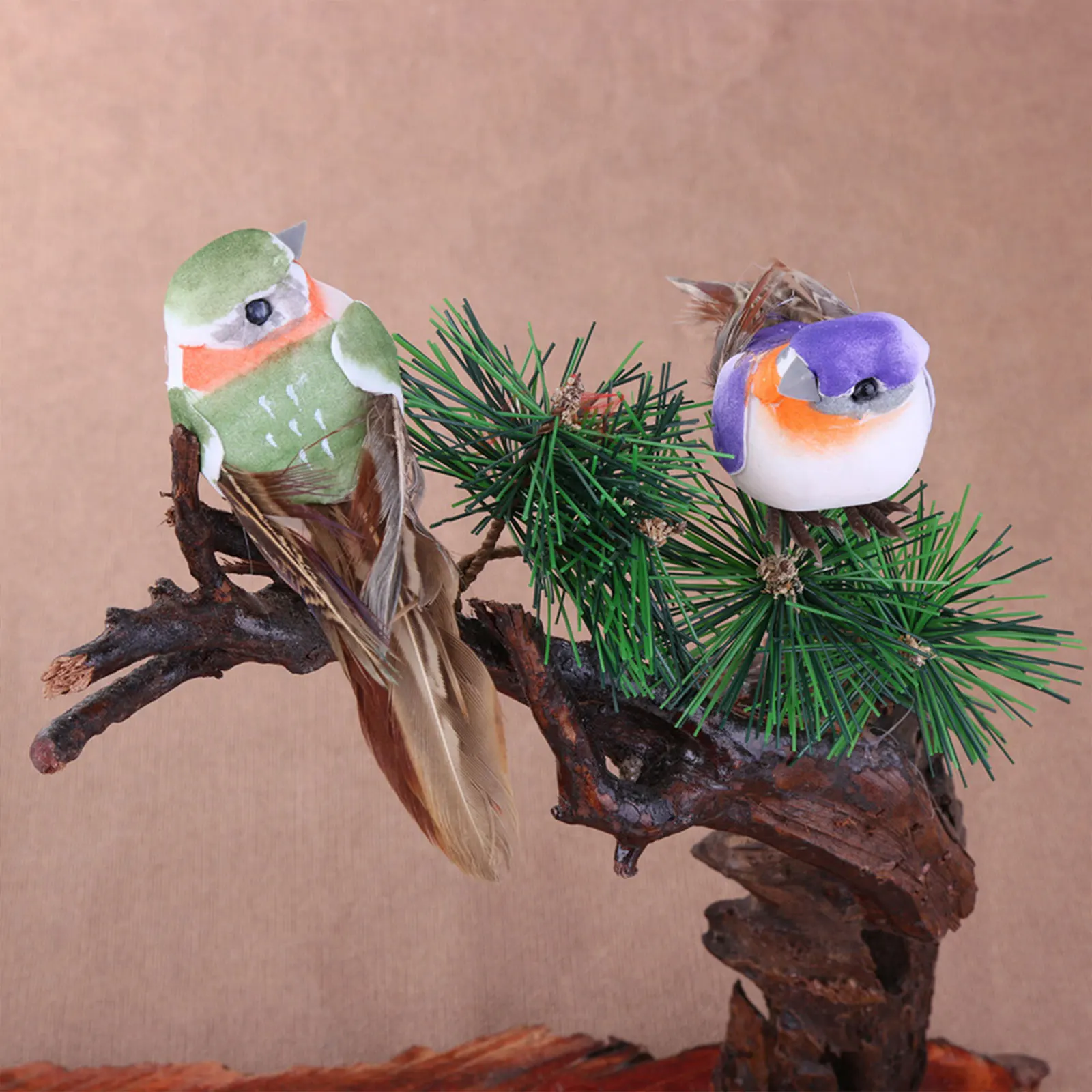 12pcs Set Artificial Birds Fak - Home Decor On Sale ulasan dan harga