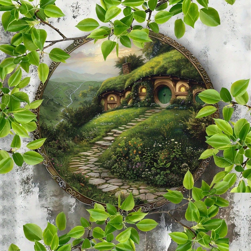 VintageLoom Rustic Hobbit Hous - Home Decor Nearby ulasan dan harga