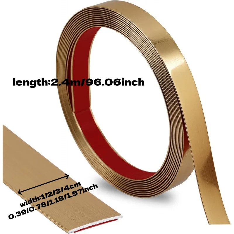 1Pc 1/2/3/4cmx2.44m Peel and S - Home Decor Wall Molding ulasan dan harga