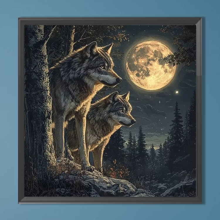 Under The Moon Wolf King Jigsa - Home Decor Under 500 ulasan dan harga