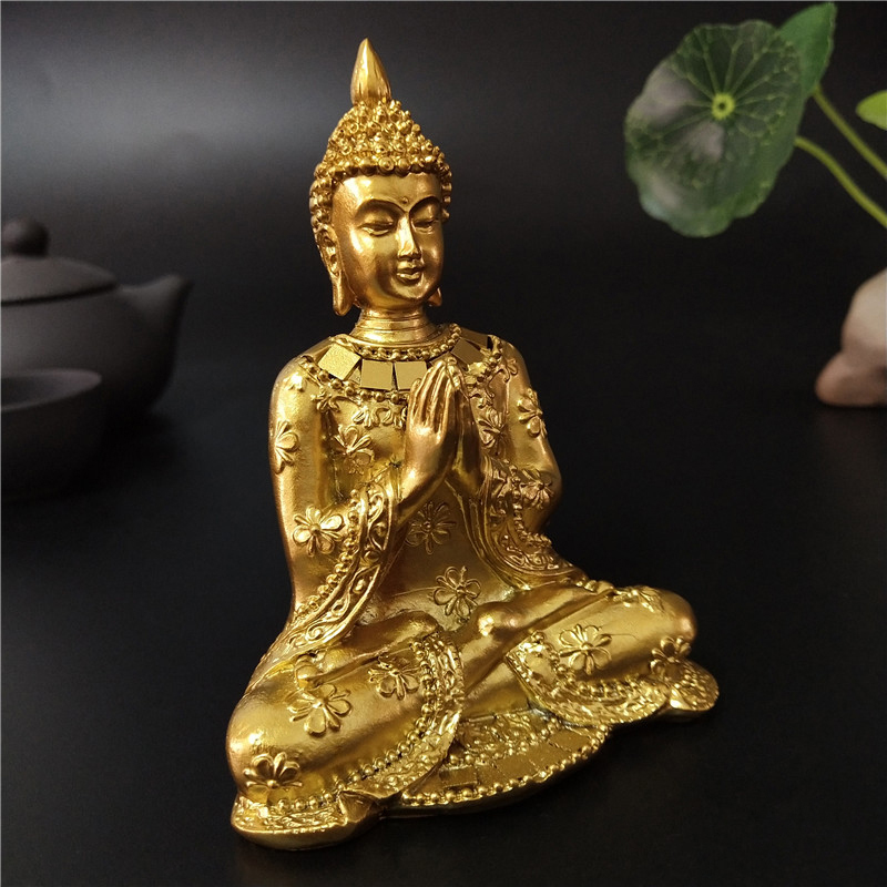 Golden Thailand Buddha Statue  - Home Decor On Sale ulasan dan harga