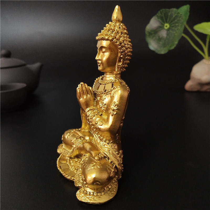 Golden Thailand Buddha Statue  - Home Decor On Sale ulasan dan harga
