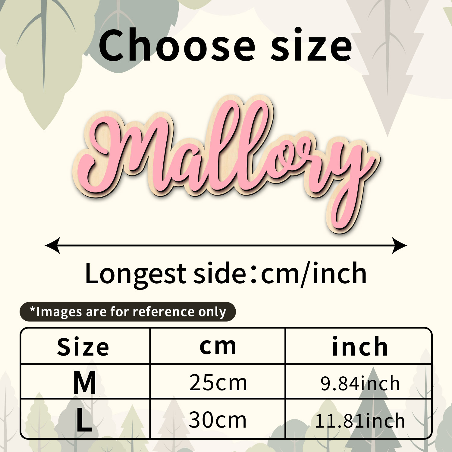 1 Personalized Double-layer Wo - Home Decor Rustic ulasan dan harga