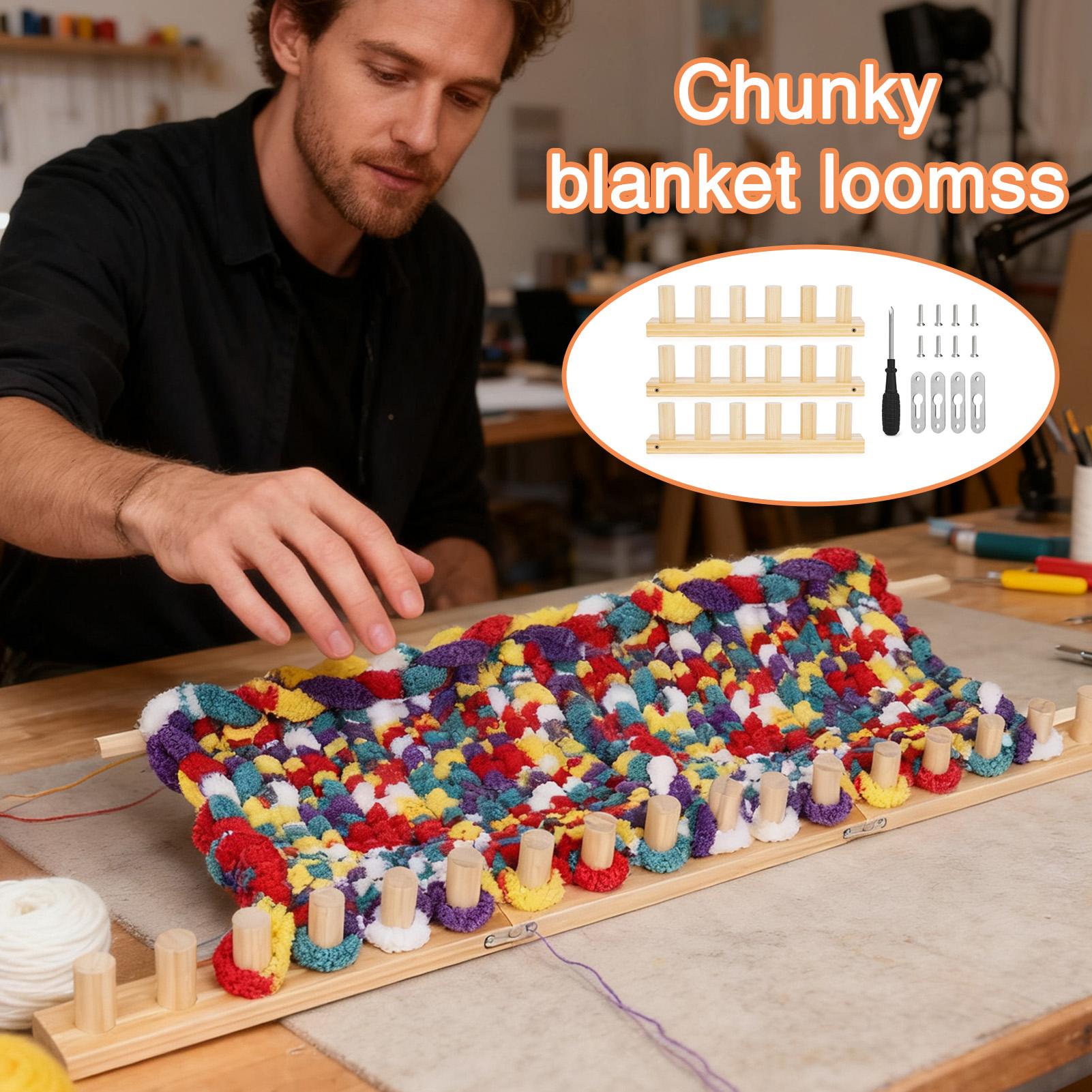 Knitting Loom 35 Inch Wood Chu - Yarn Home Decor ulasan dan harga
