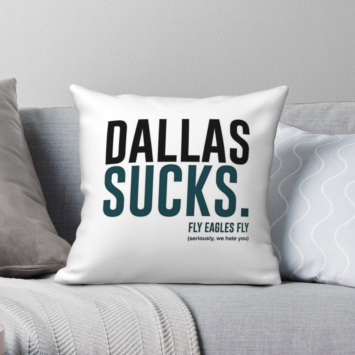 Dallas Sucks Fly Eagles Fly Sq - Home Decor Dallas ulasan dan harga