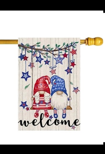 Welcome Tree Patriotic Gnomes  - Home Decor Usa ulasan dan harga