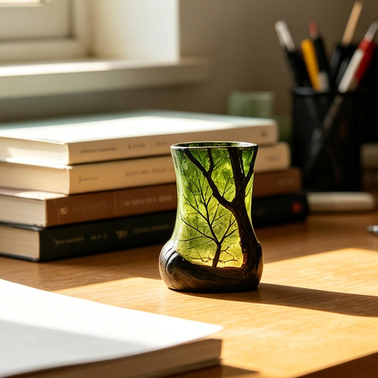 Bedside Table Lamp Forest Nigh - Home Decor Com ulasan dan harga