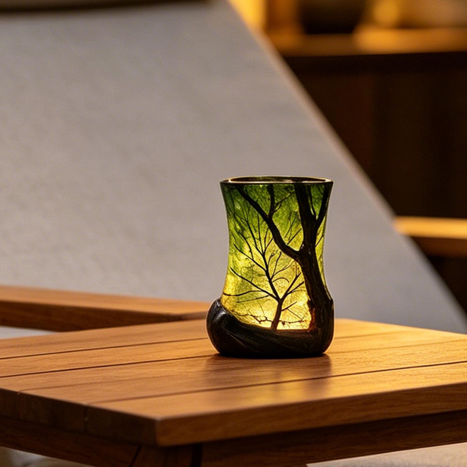 Bedside Table Lamp Forest Nigh - Home Decor Com ulasan dan harga
