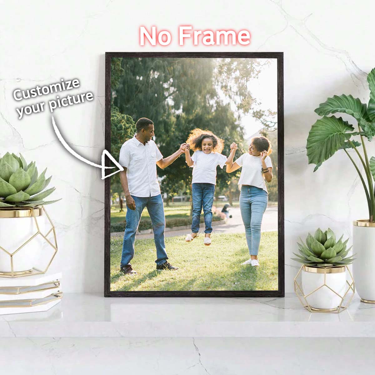 Custom Print Canvas Painting B - Home Decor Com ulasan dan harga