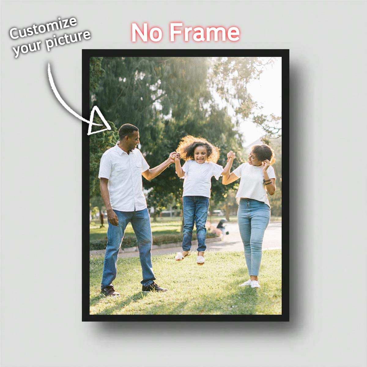 Custom Print Canvas Painting B - Home Decor Com ulasan dan harga