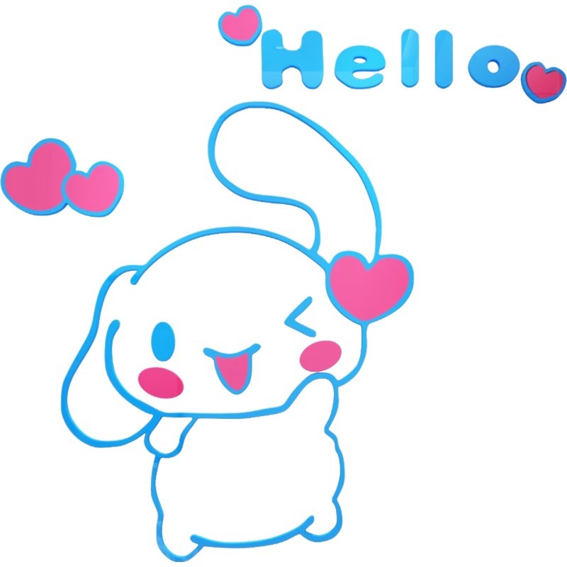 Sanrio Cinnamoroll 3D Acrylic  - Home Decor Rustic ulasan dan harga