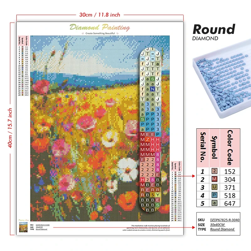 5D DIY Diamond Painting Mount  - Home Decor Tokyo ulasan dan harga
