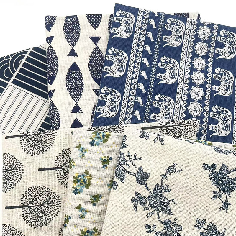 Retro Boho Floral Cotton Linen - Home Decor Com ulasan dan harga