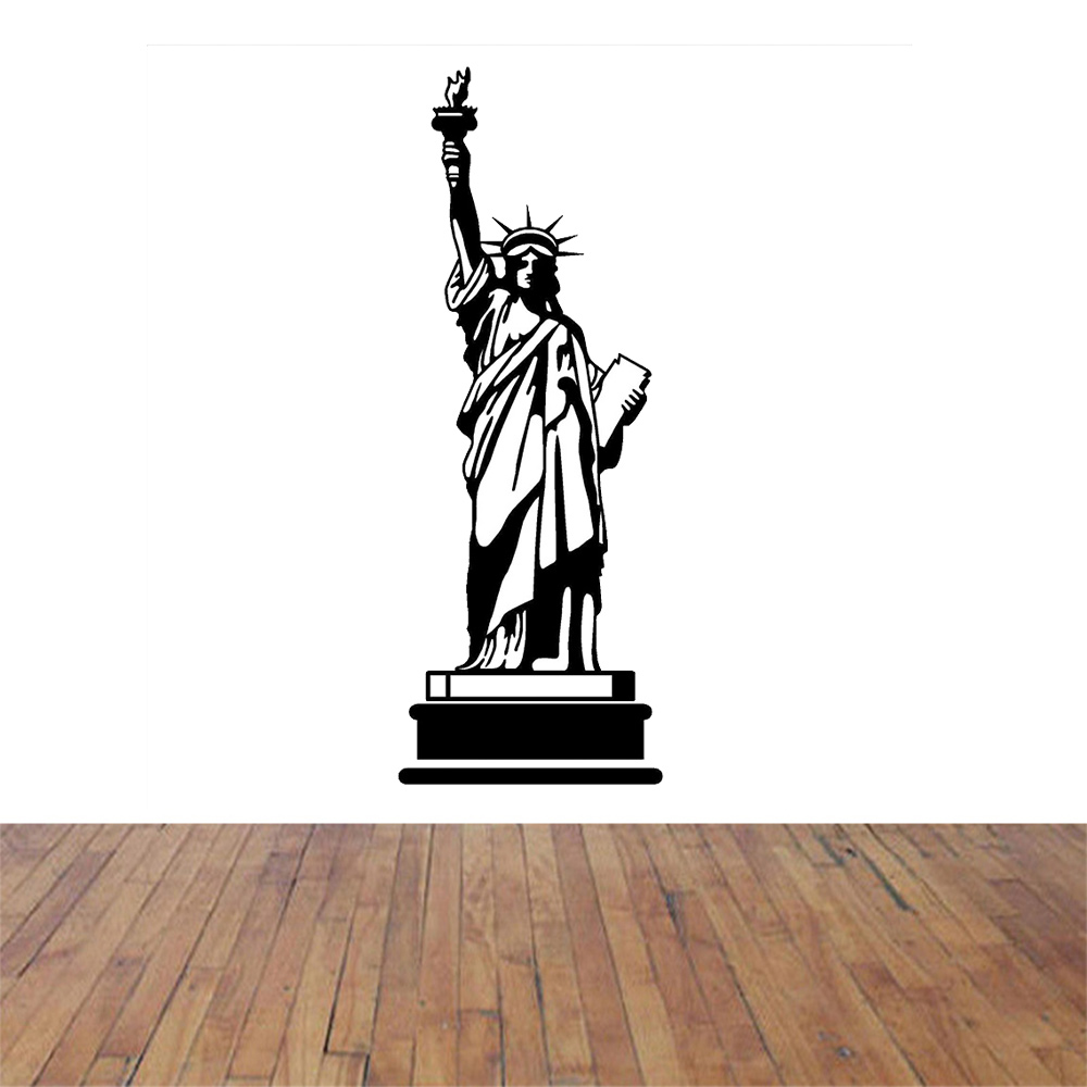 POOMOO Wall Decals STATUE OF L - Home Decor Usa ulasan dan harga