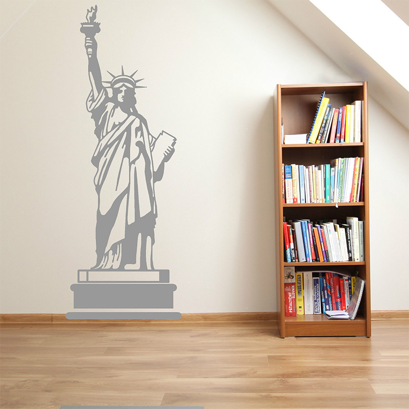 POOMOO Wall Decals STATUE OF L - Home Decor Usa ulasan dan harga
