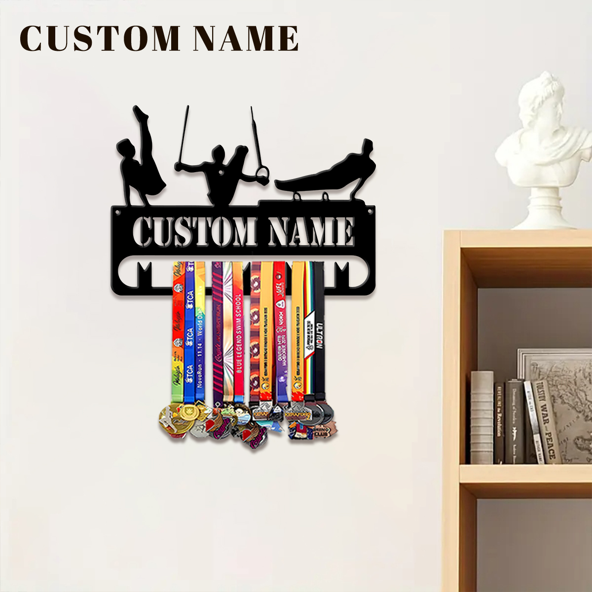 1pc Custom Fitness Metal Medal - Home Decor Com ulasan dan harga
