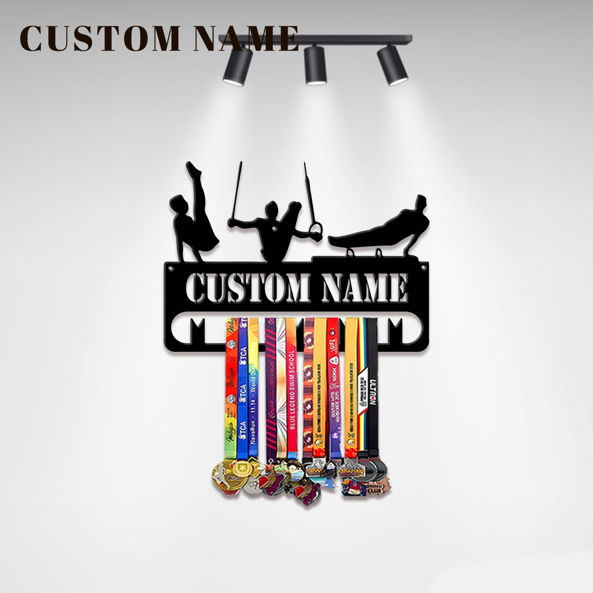 1pc Custom Fitness Metal Medal - Home Decor Com ulasan dan harga