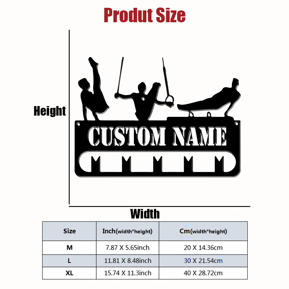 1pc Custom Fitness Metal Medal - Home Decor Com ulasan dan harga