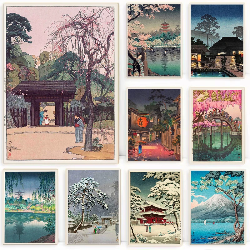 Retro Ukiyo-e Traditional Japa - Home Decor Tokyo ulasan dan harga