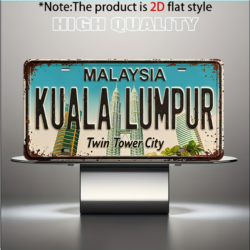 2D Flat, 1pc Vintage Kuala Lum - Home Decor Kuala Lumpur ulasan dan harga