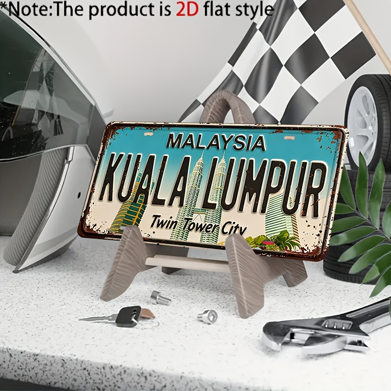 2D Flat, 1pc Vintage Kuala Lum - Home Decor Kuala Lumpur ulasan dan harga