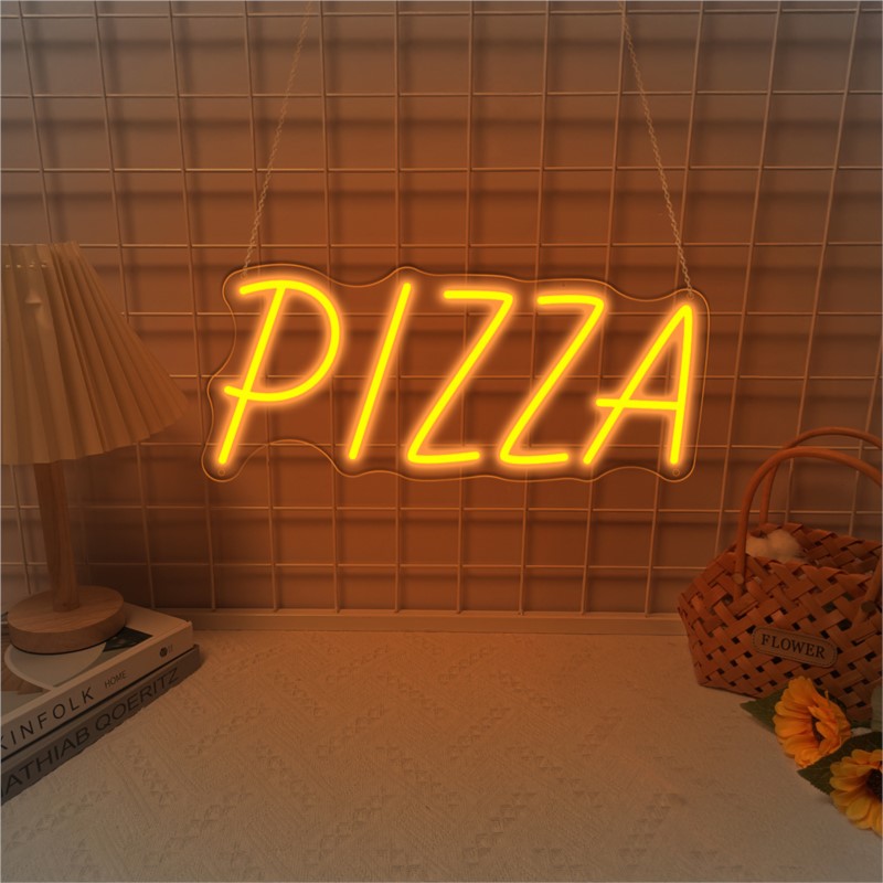 Pizza Neon Sign As Restaurant  - Home Decor Nearby ulasan dan harga