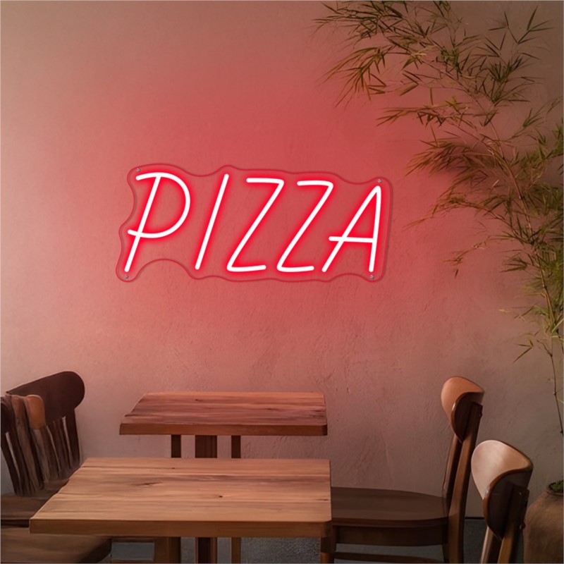 Pizza Neon Sign As Restaurant  - Home Decor Nearby ulasan dan harga