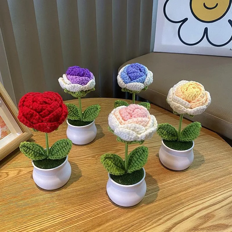 Finished Handmade Woven Lily o - Yarn Home Decor ulasan dan harga