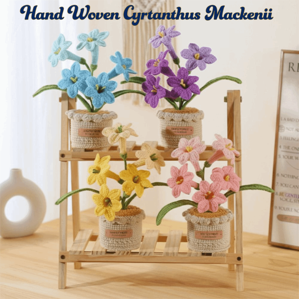 Handwoven Crochet Flowers Cyrt - Yarn Home Decor ulasan dan harga